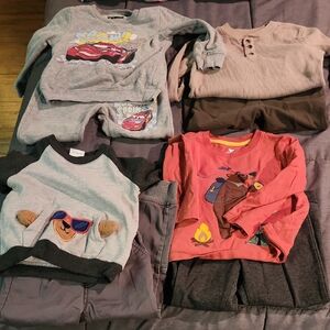 Boys 3t Lot Of Clothes,  Various Brands Long Sleeve Shirts And Pants